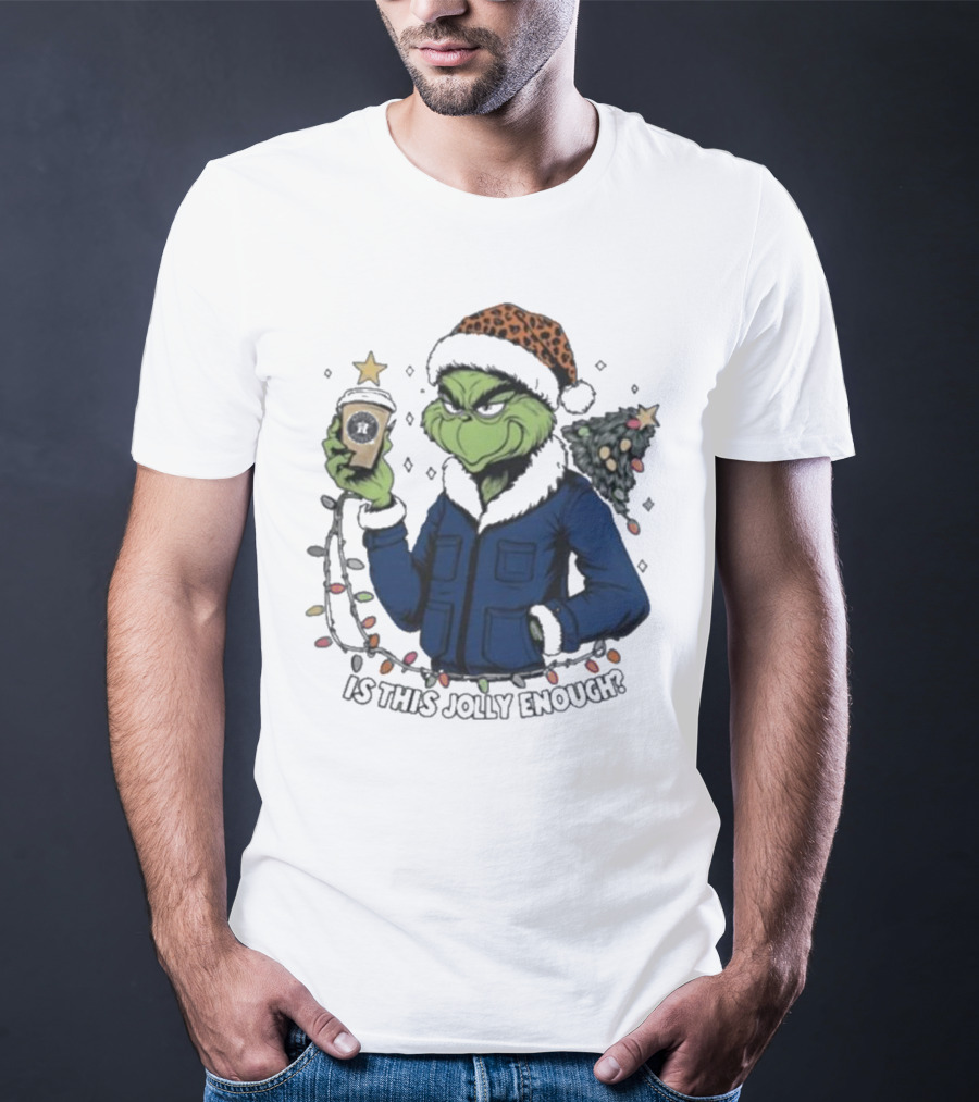Houston Astros Grinch Christmas Is This Jolly Enough Holiday T-Shirt