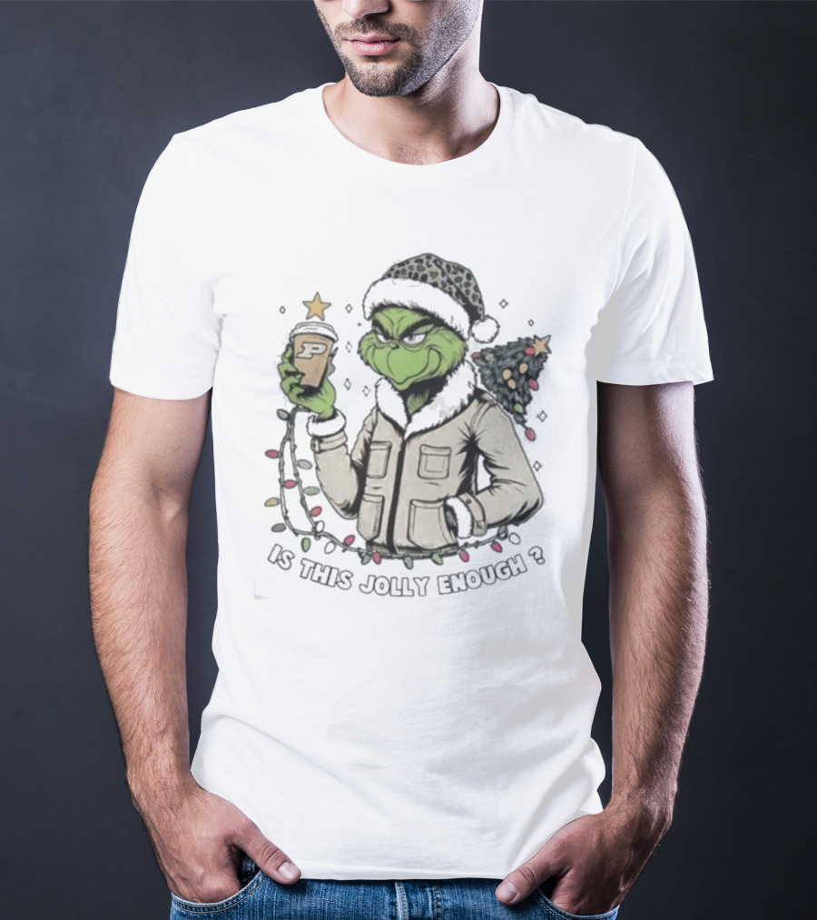 Purdue Boilermakers Santa Grinch Is This Jolly Enough T-Shirt