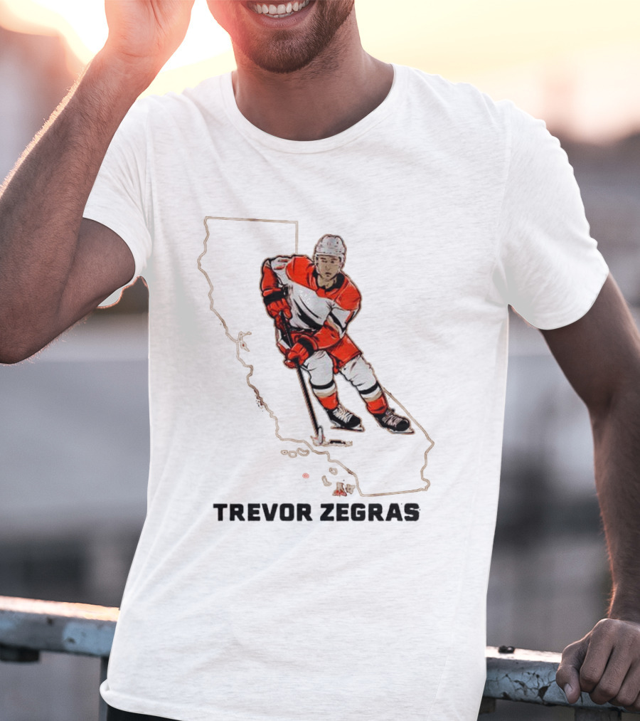 Trevor Zegras California Hockey Player T-Shirt