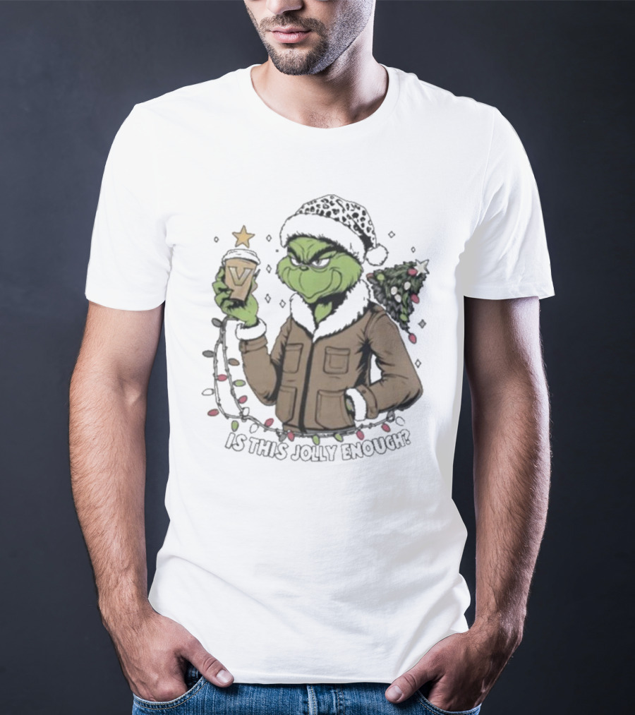 Vanderbilt Commodores Grinch Christmas Is This Jolly Enough T-Shirt
