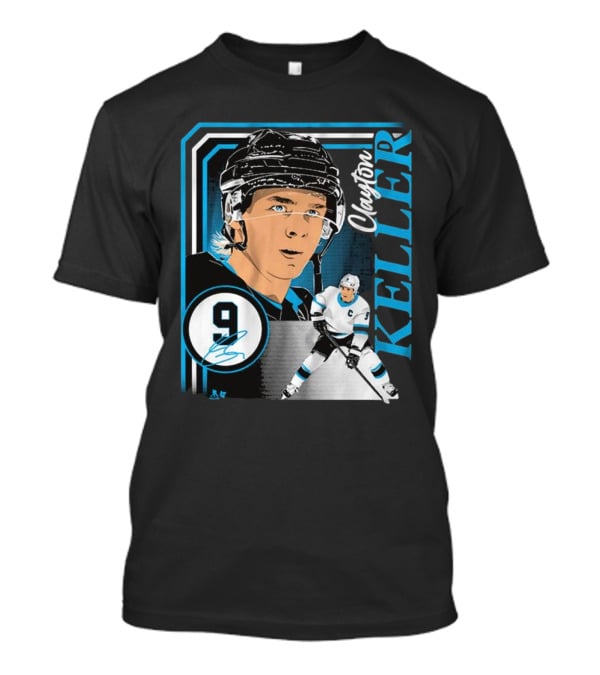 Clayton Keller 9 Hockey Portrait Collage T-Shirt