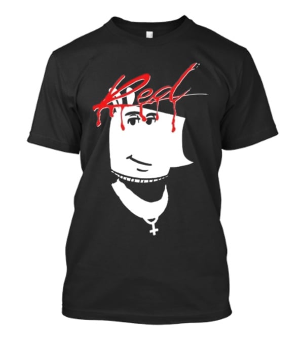 Red Dippytees Chill Guy X Carti T-Shirt