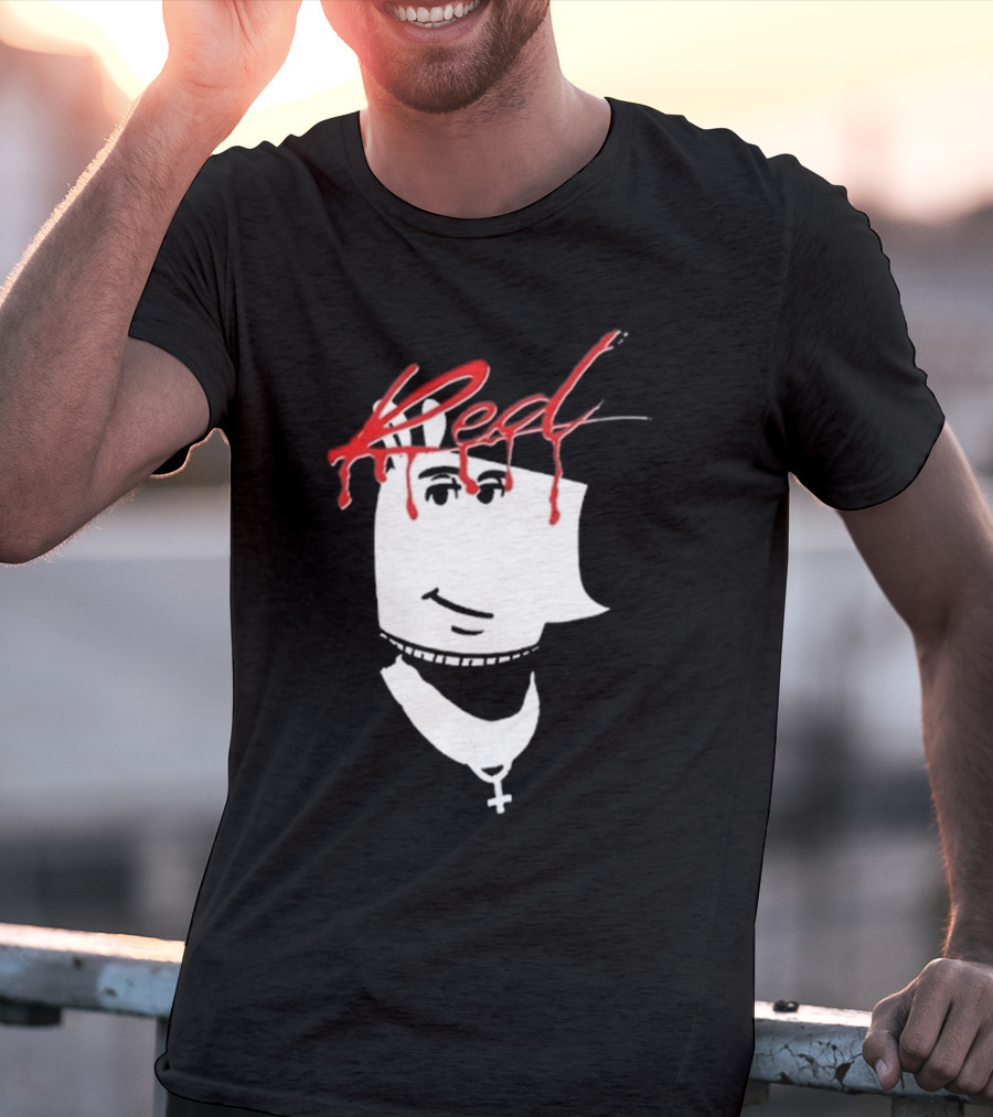 Red Dippytees Chill Guy X Carti T-Shirt