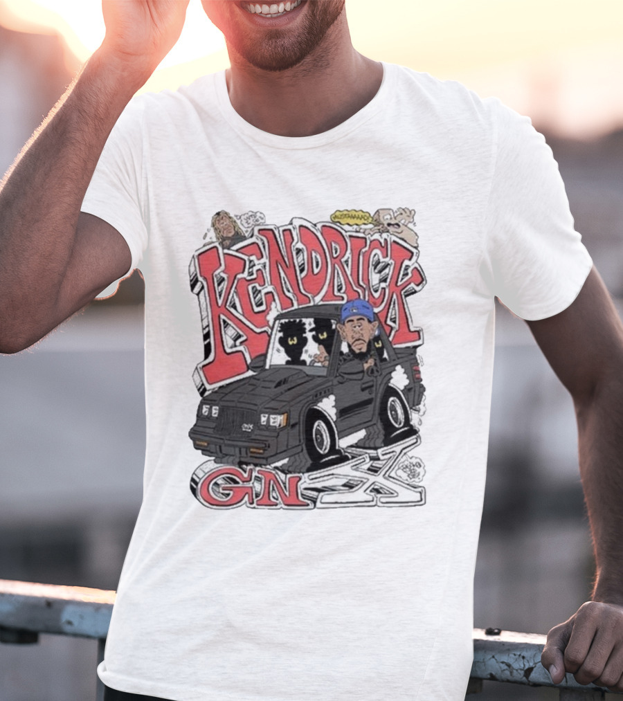 Kendrick GNX Freakorico Cartoon Car T-Shirt