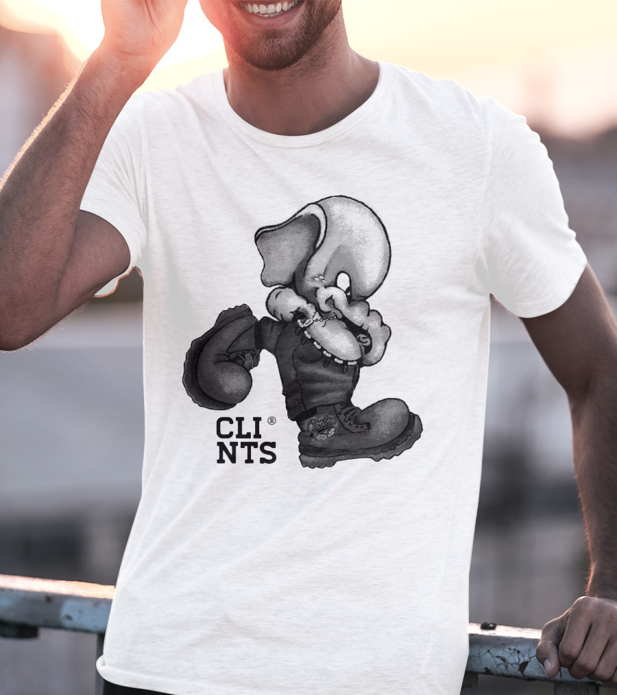 Cli Nts Stomper Character With Large Boots And Beads T-Shirt