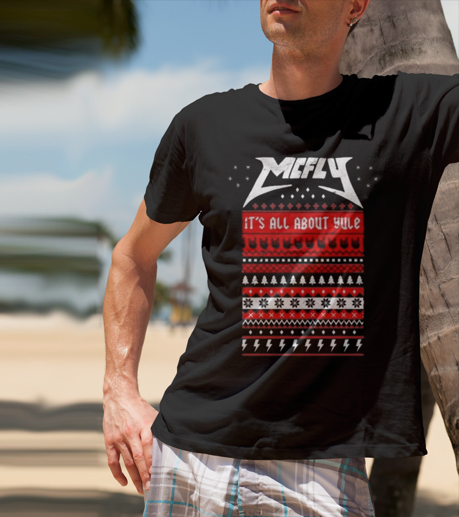 Mcfly Christmas It's All About Yule Festive T-Shirt