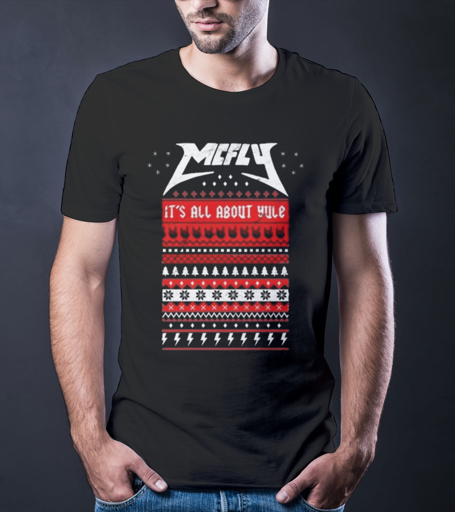 Mcfly Christmas It's All About Yule Festive T-Shirt