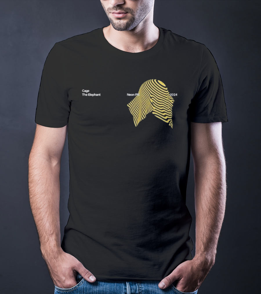Cage The Elephant Neon Pattern T-Shirt