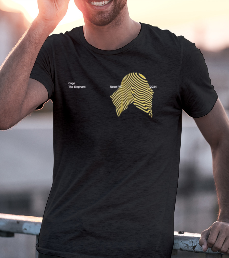 Cage The Elephant Neon Pattern T-Shirt