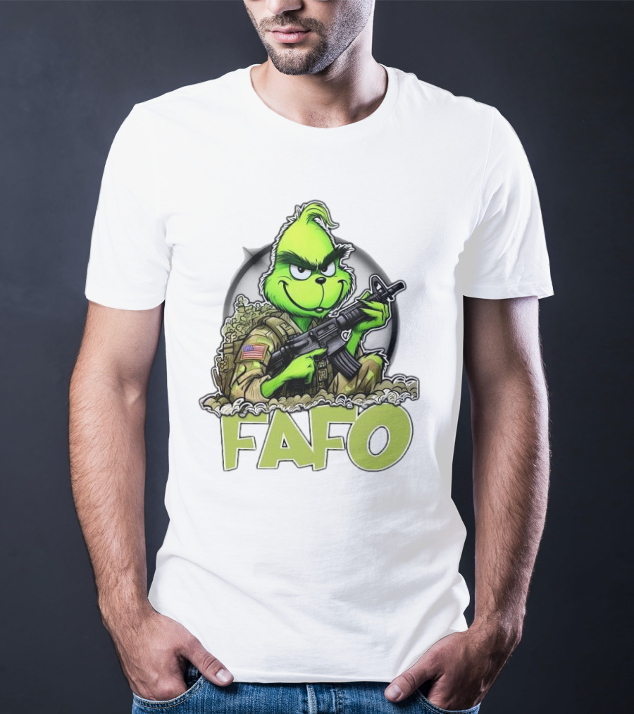 Grinch Fafo Military Christmas Special Edition T-Shirt