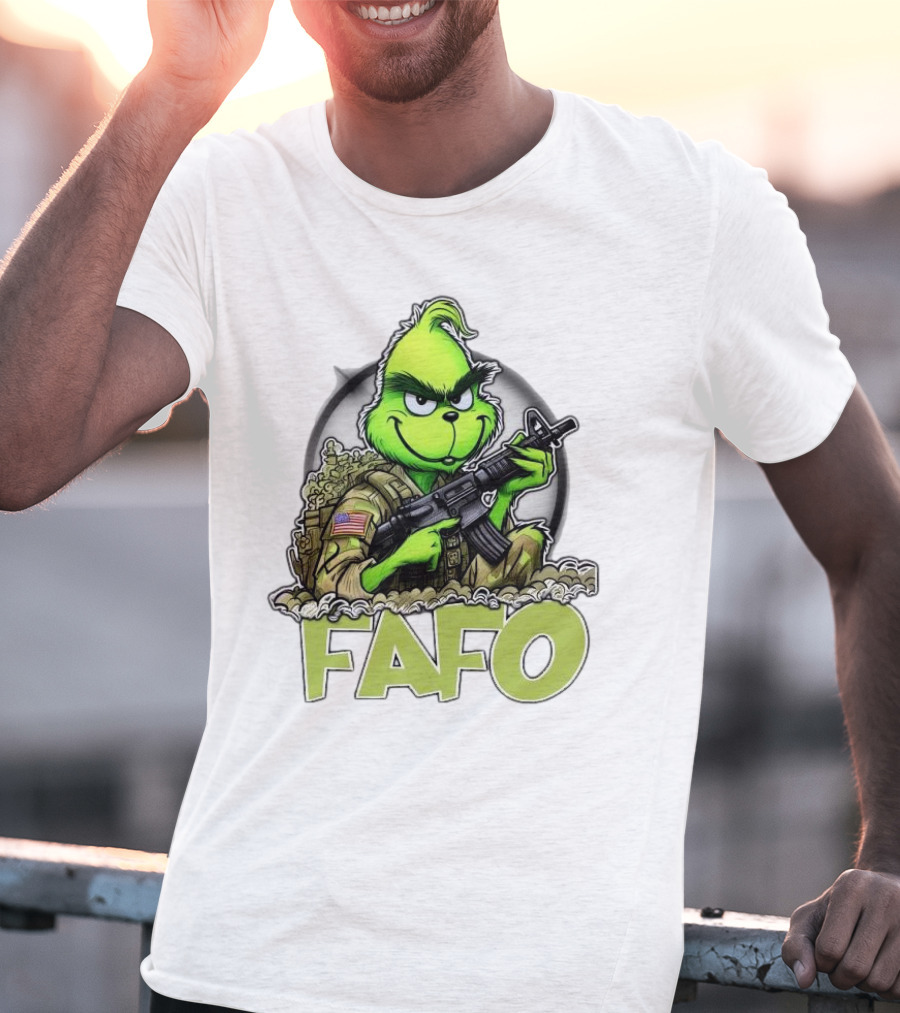 Grinch Fafo Military Christmas Special Edition T-Shirt