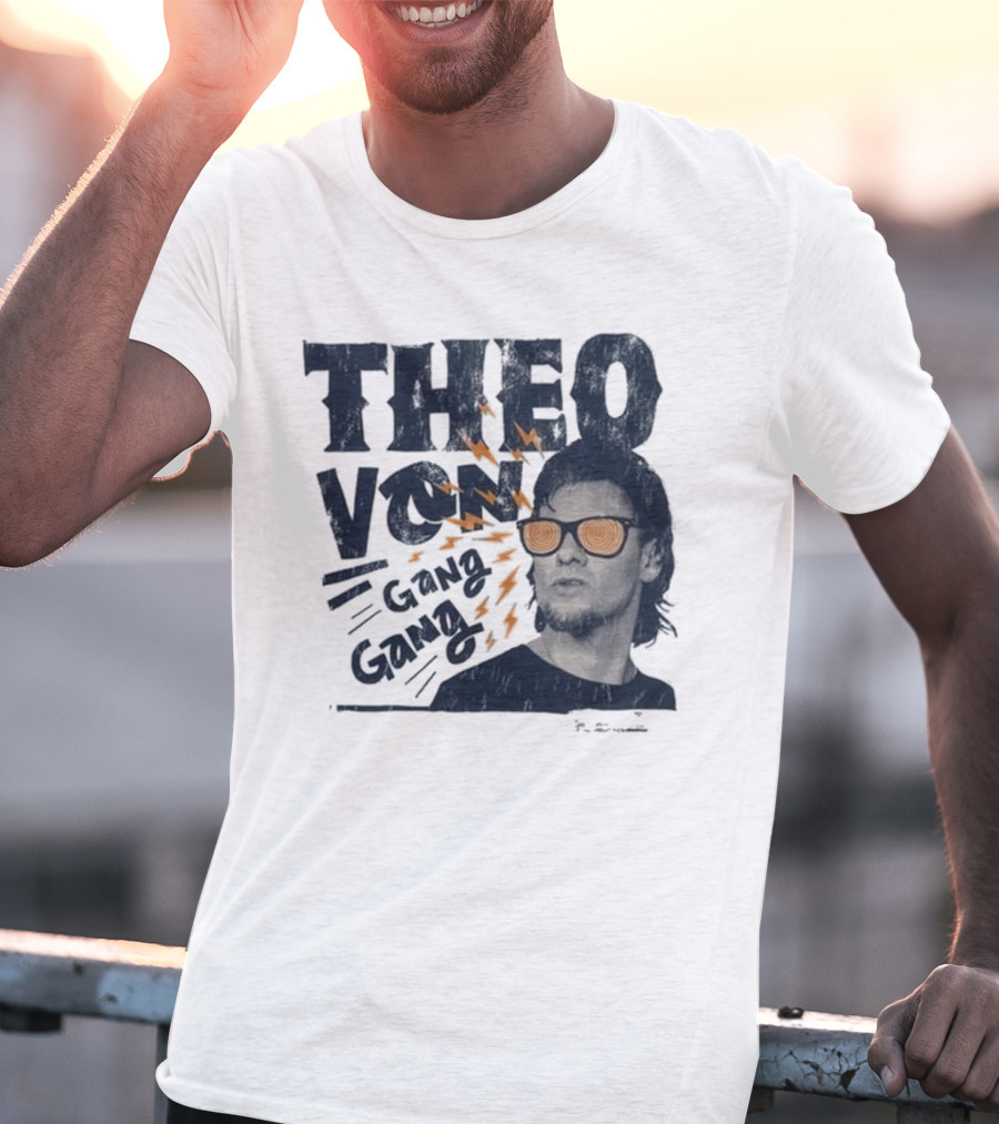 Theo Von Gang Gang Hypno Ivory Sunglasses T-Shirt