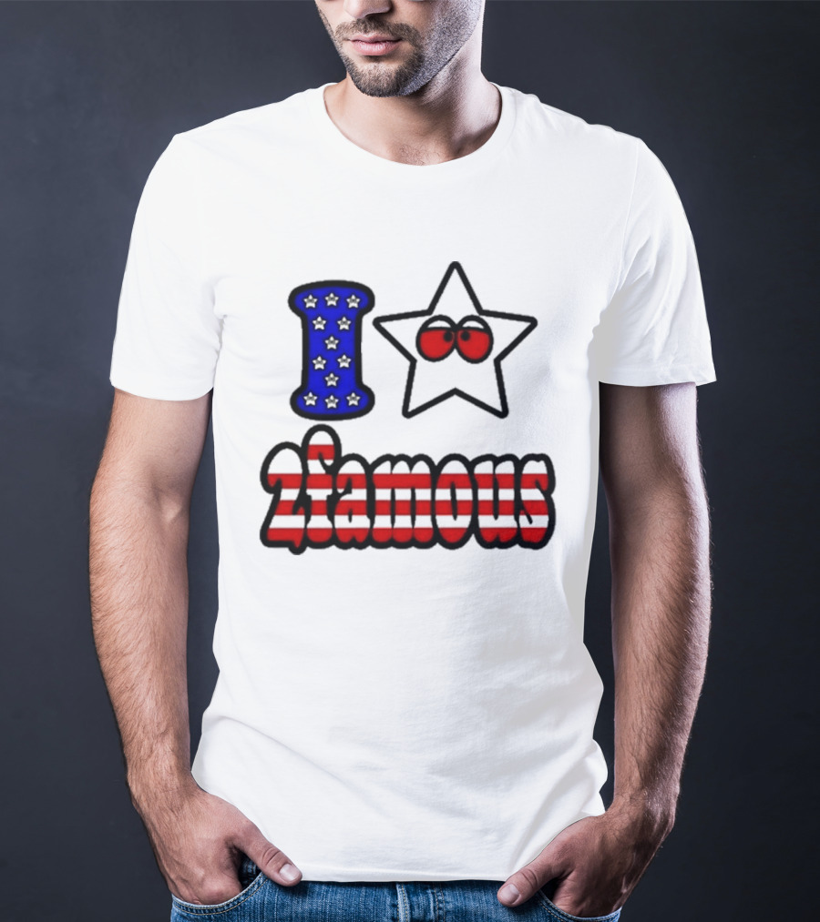 2Famous I Love Star USA 2Famous T-Shirt