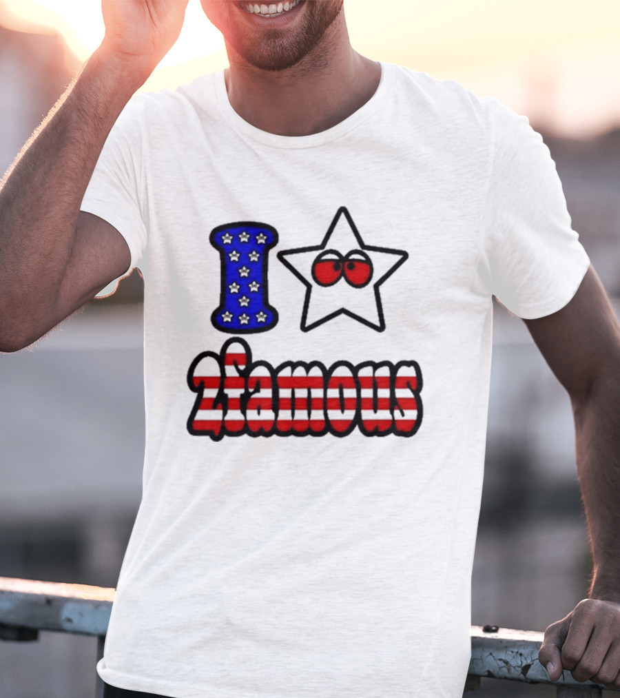2Famous I Love Star USA 2Famous T-Shirt