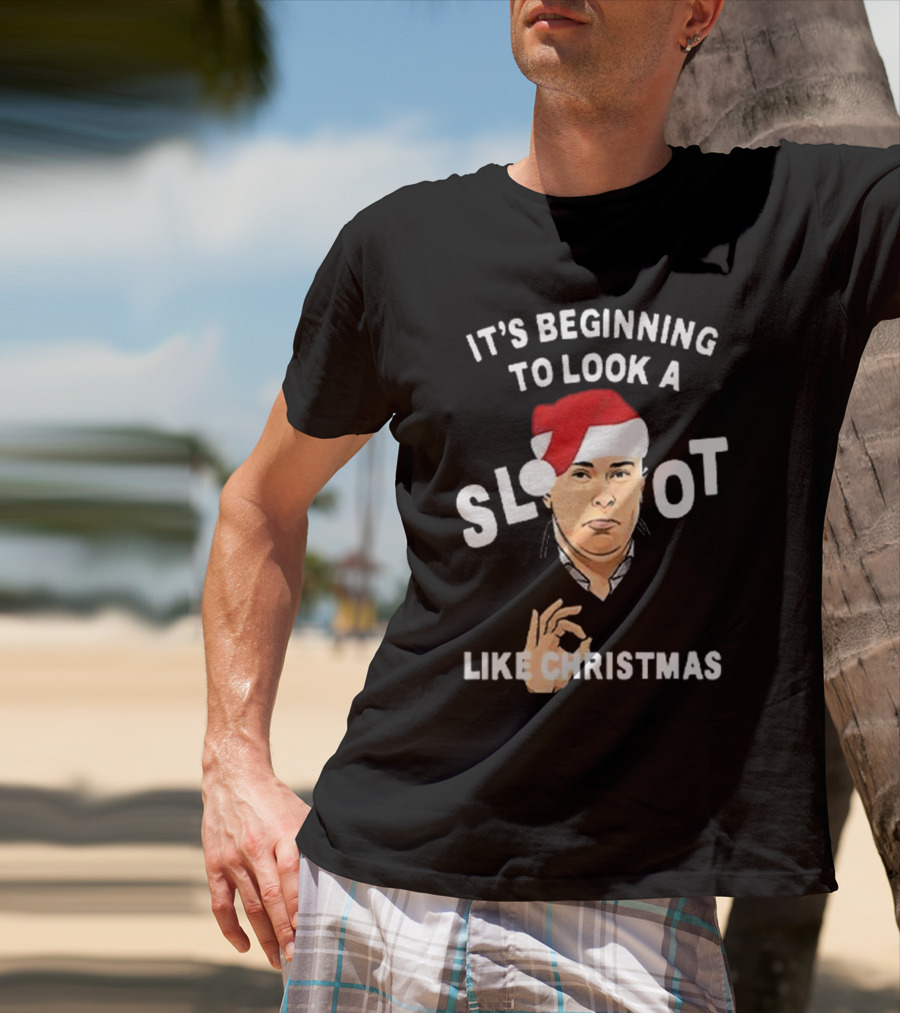 It's Beginning To Look A Slot Like Christmas Arne Slot Liverpool T-Shirt