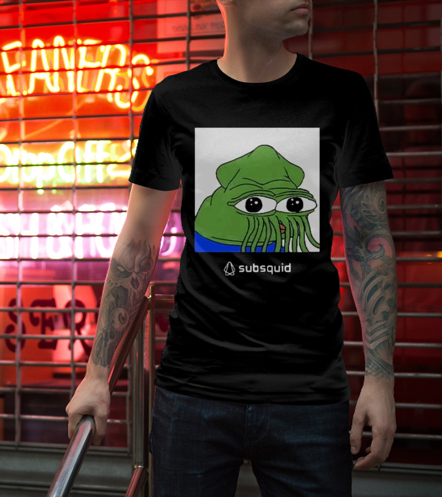 Dima Zhelezov Pepe The Frog Meme Subsquid T-Shirt