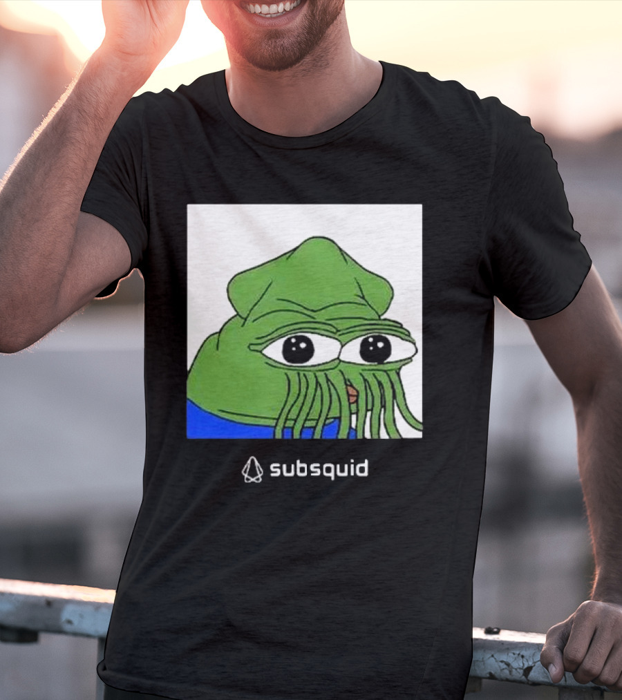 Dima Zhelezov Pepe The Frog Meme Subsquid T-Shirt