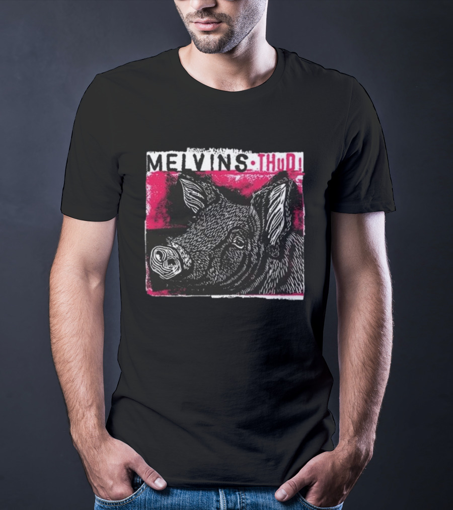 Melvins Thud Black Pig T-Shirt