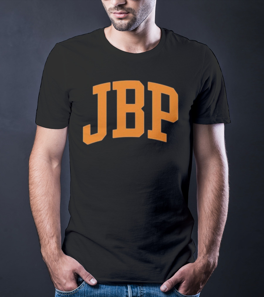 JBP Cobalt Orange Block Letters T-Shirt