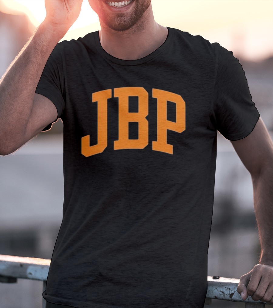 JBP Cobalt Orange Block Letters T-Shirt