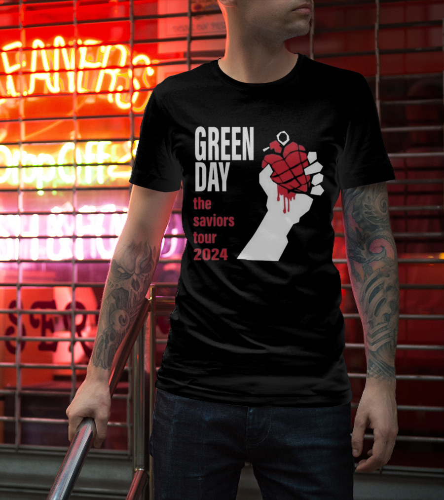 Green Day The Saviors Tour T-Shirt