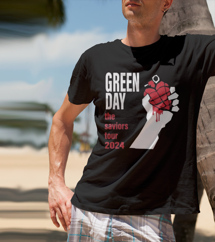 Green Day The Saviors Tour T-Shirt
