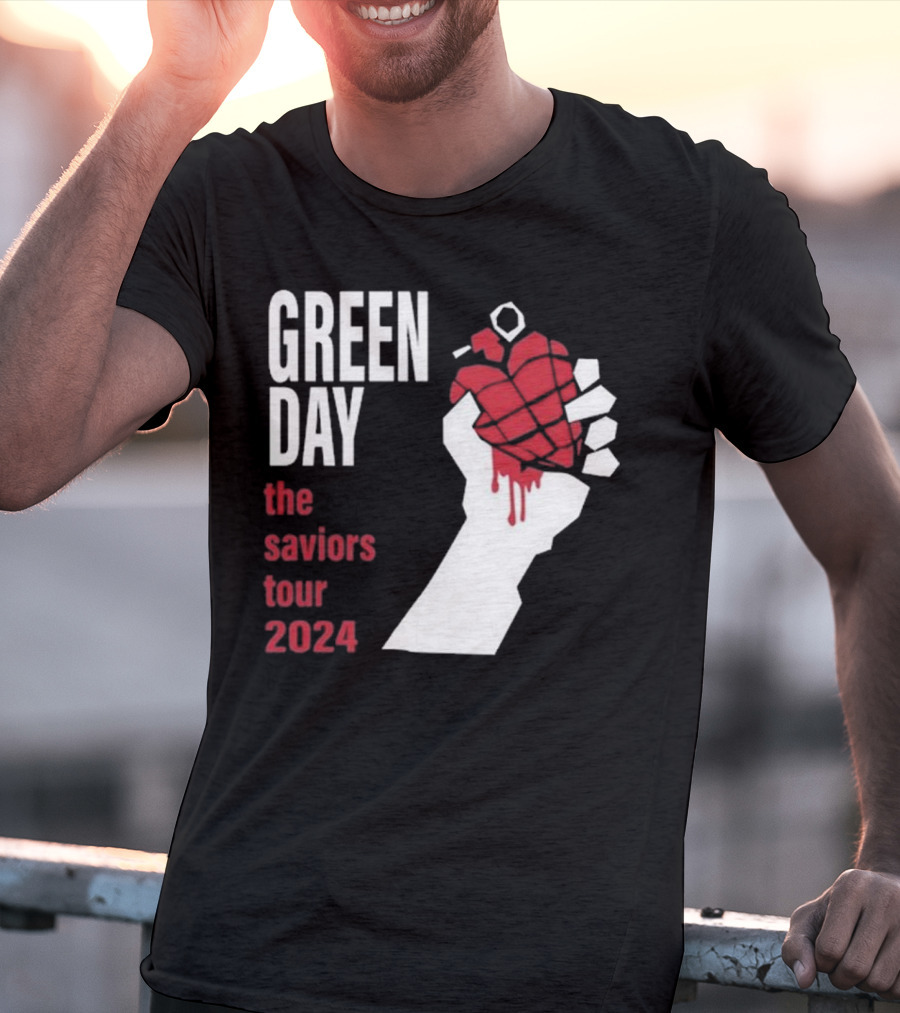 Green Day The Saviors Tour T-Shirt