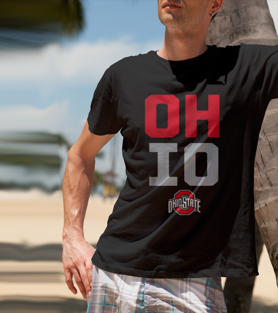 Ohio State OH-IO Slogan With Ohio State University T-Shirt
