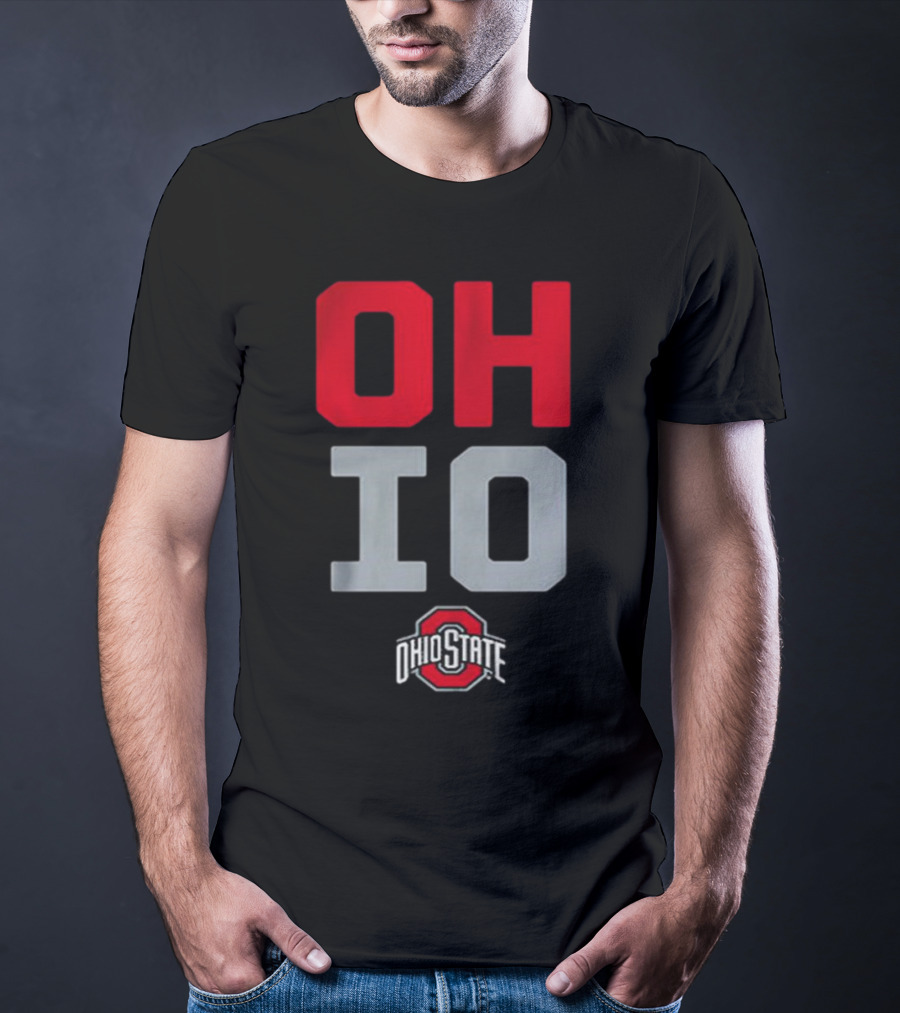 Ohio State OH-IO Slogan With Ohio State University T-Shirt
