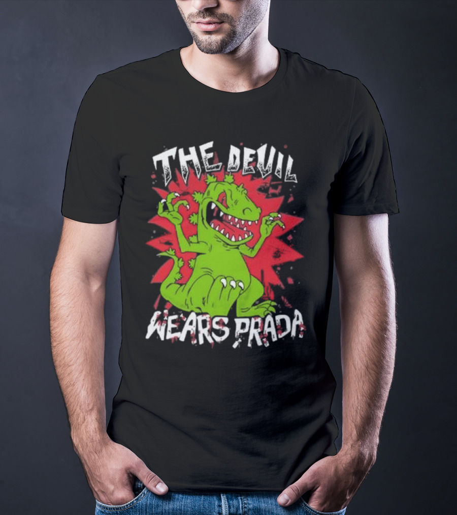 The Devil Wears Prada Reptar Rugrats Crossover T-Shirt