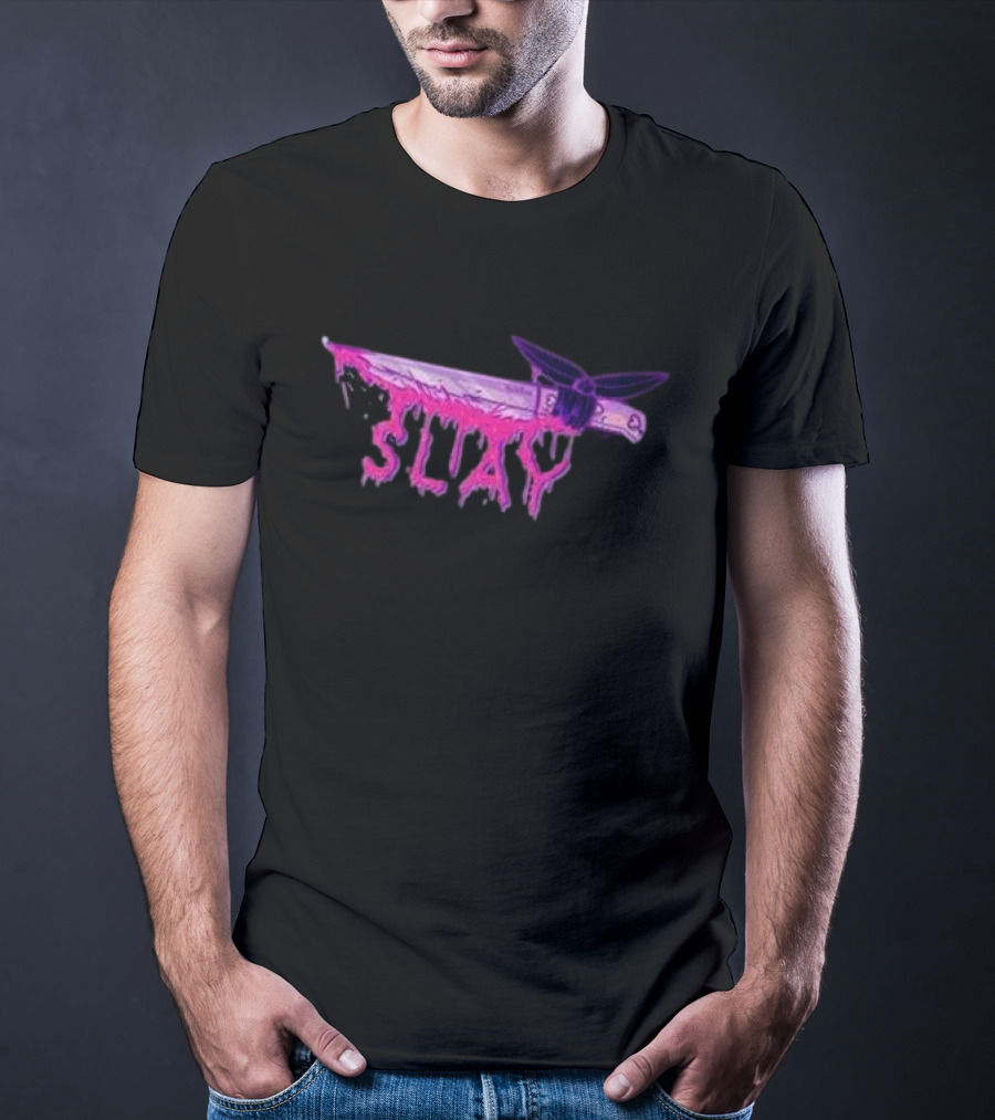 Weeby Newz Purple Knife Slay T-Shirt