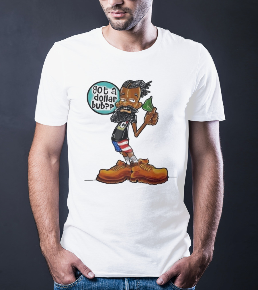 Damon Darling Got A Dollar Bub Character With Funky Style And Patriotic Colors T-Shirt