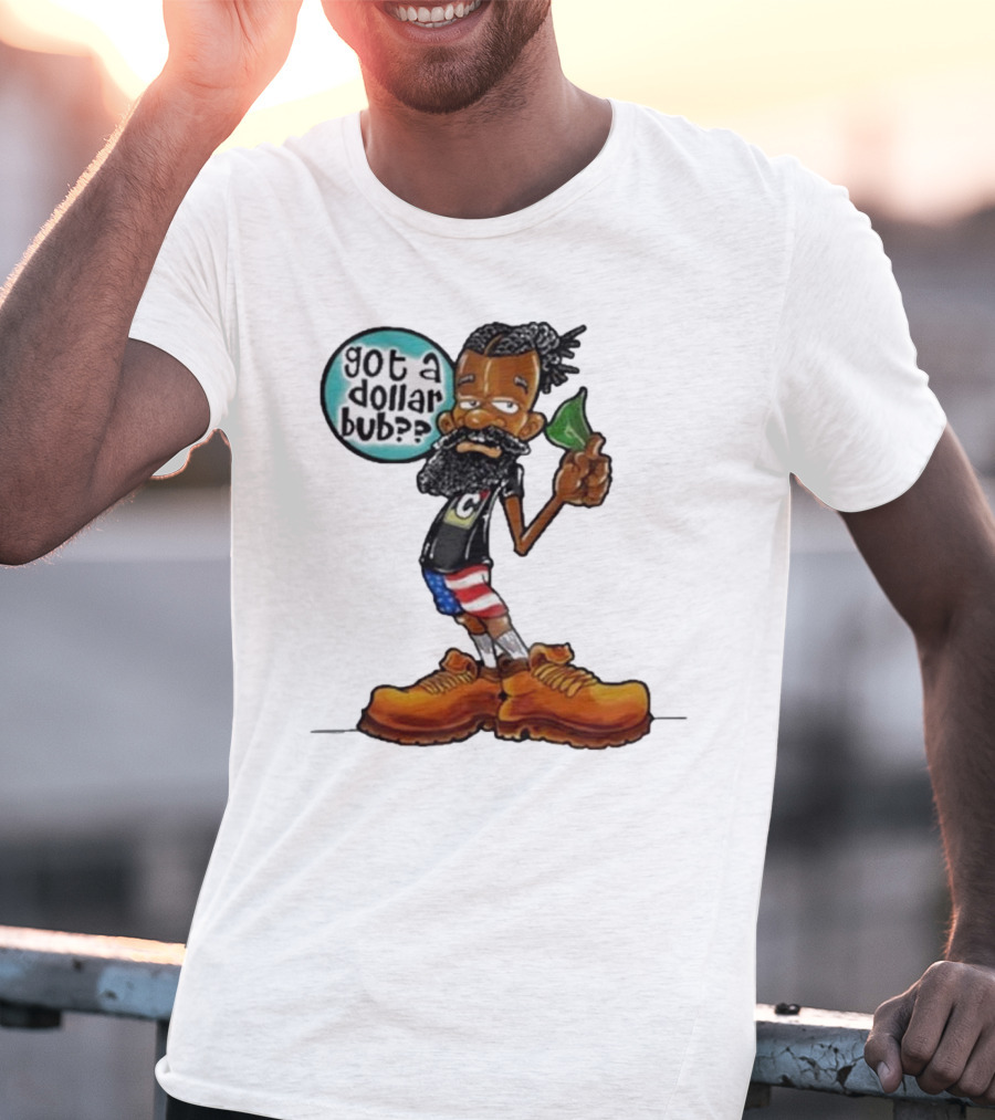 Damon Darling Got A Dollar Bub Character With Funky Style And Patriotic Colors T-Shirt