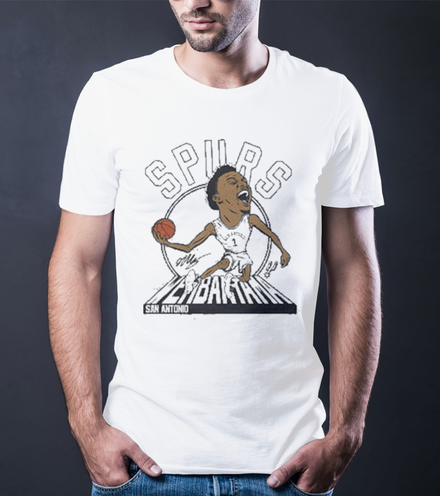 Spurs San Antonio Wembanyama Signature T-Shirt