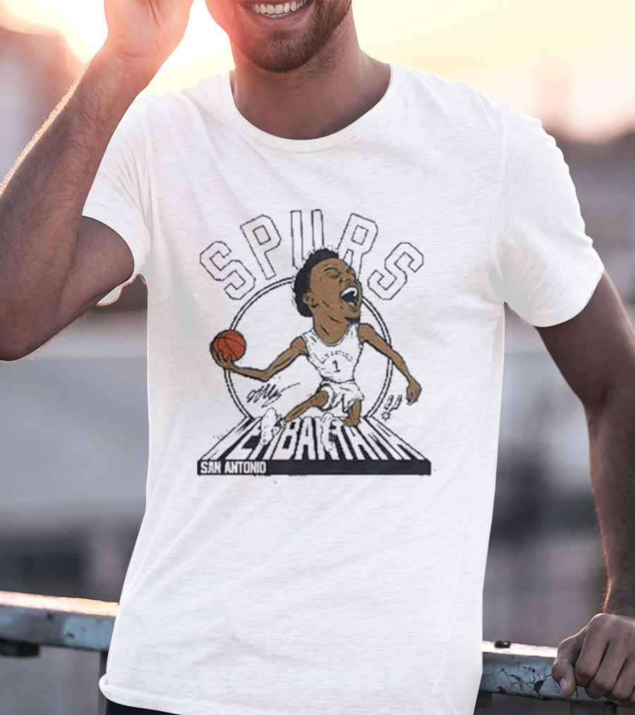 Spurs San Antonio Wembanyama Signature T-Shirt