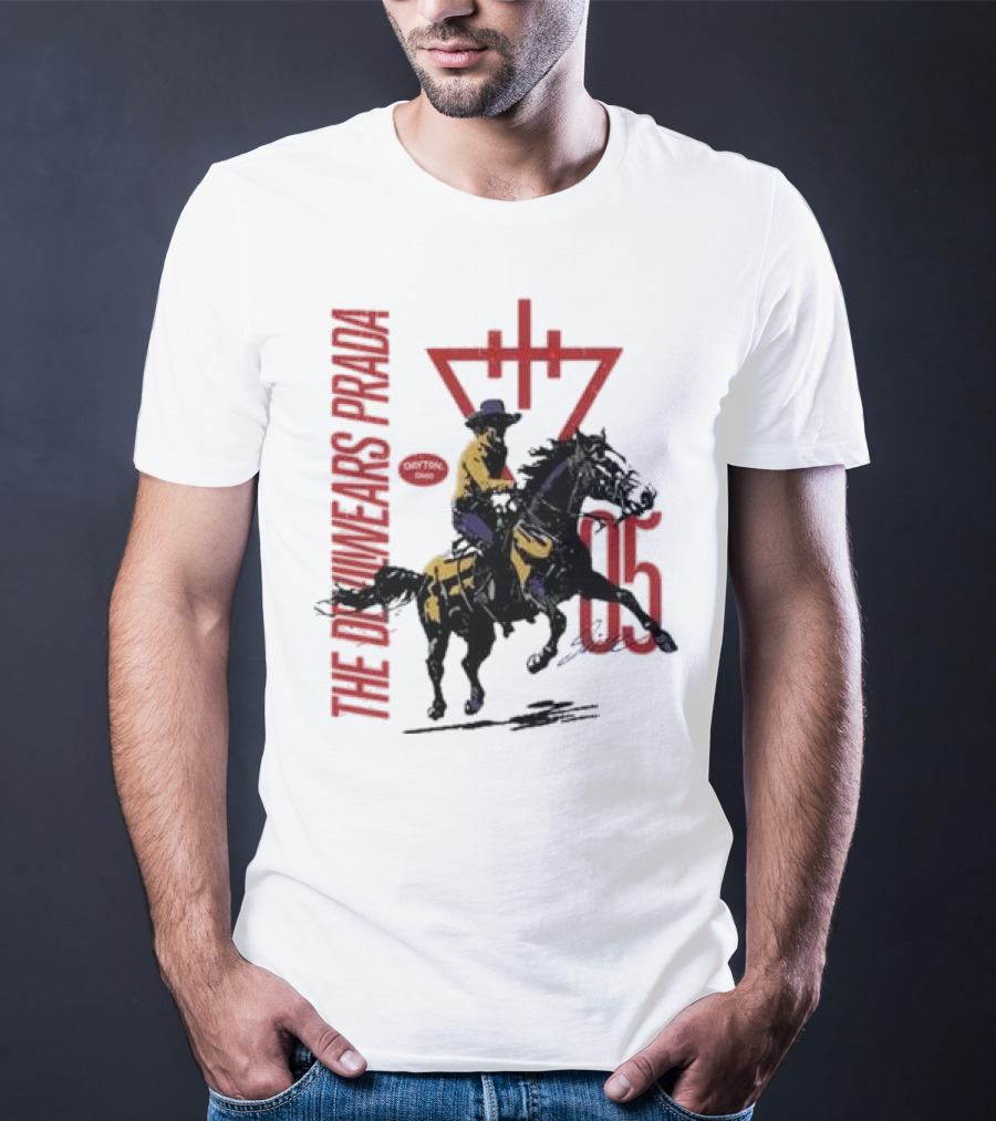 THE DEVIL WEARS PRADA DAYTON OHIO 06 COWBOY HORSE RIDER T-Shirt