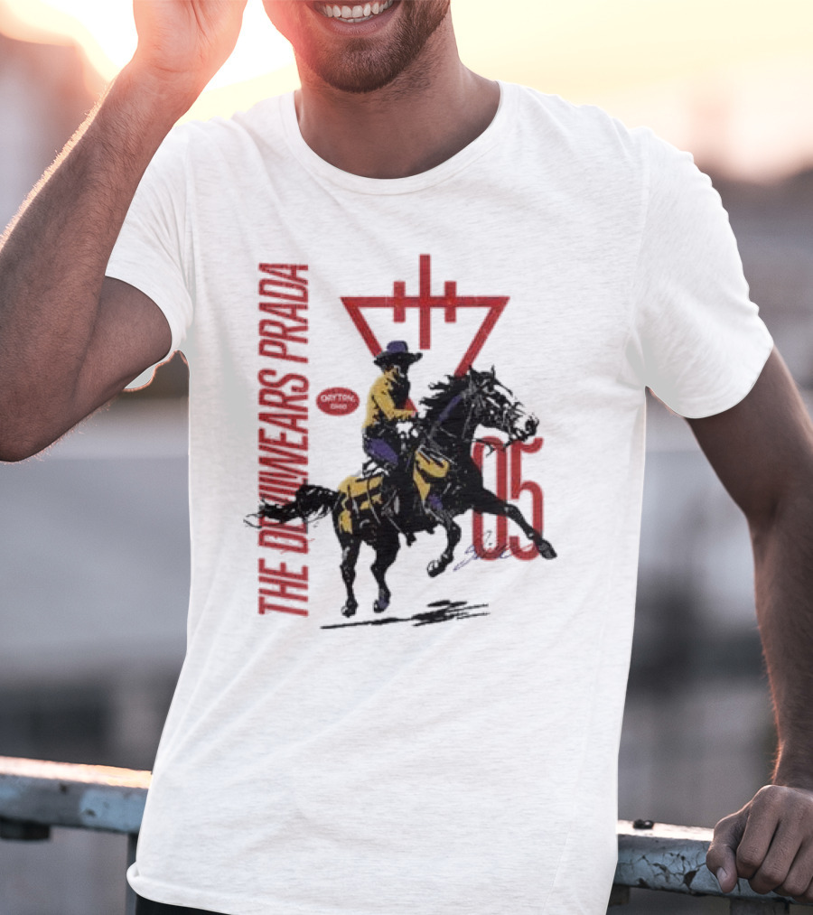 THE DEVIL WEARS PRADA DAYTON OHIO 06 COWBOY HORSE RIDER T-Shirt