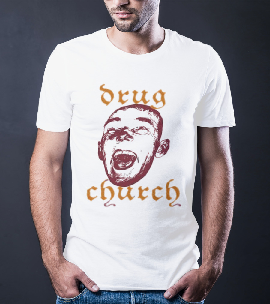 Drug Church Face Graphic T-Shirt