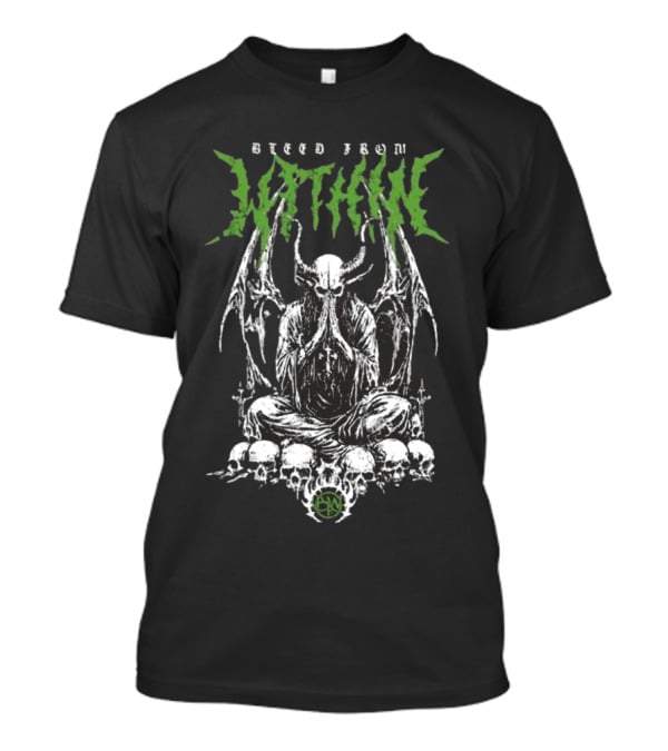 Bleed From Within Hope In Hell Demon Figure Surrounded By Skulls T-Shirt