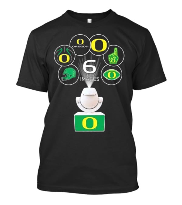 Oregon Ducks LED Mini Spotlight Projector Night Light With 6 Interchangeable T-Shirt