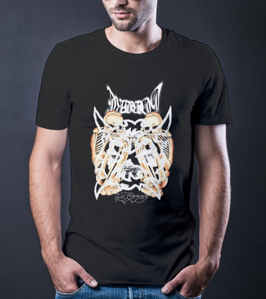 Ken Carson Ed Hardy Hardcore Skulls T-Shirt