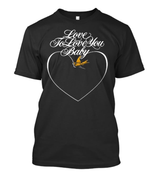 Noah X Donna Summer Love To Love You Baby Heart Bird T-Shirt