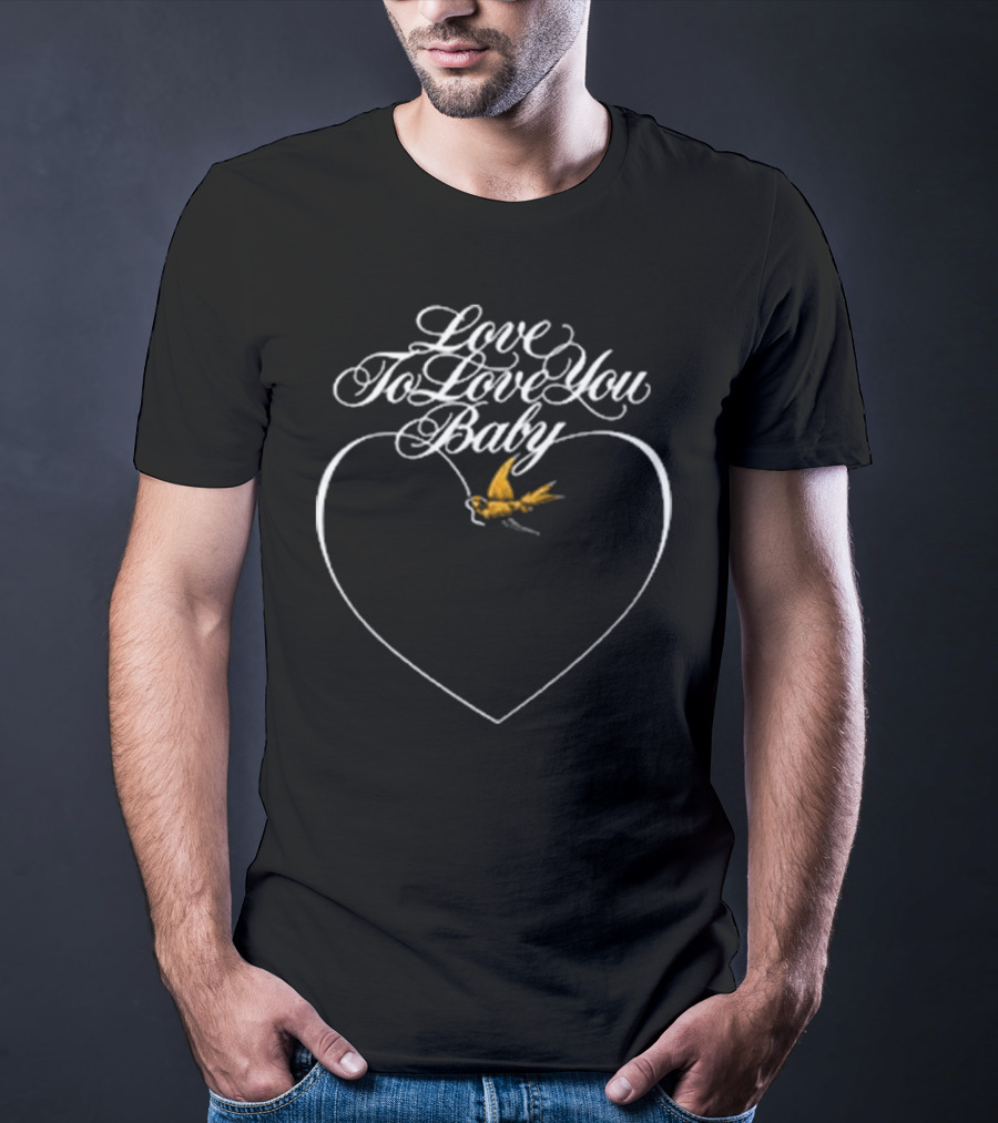 Noah X Donna Summer Love To Love You Baby Heart Bird T-Shirt