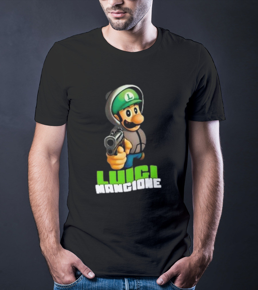 Luigi Mangione Super Mario Free T-Shirt
