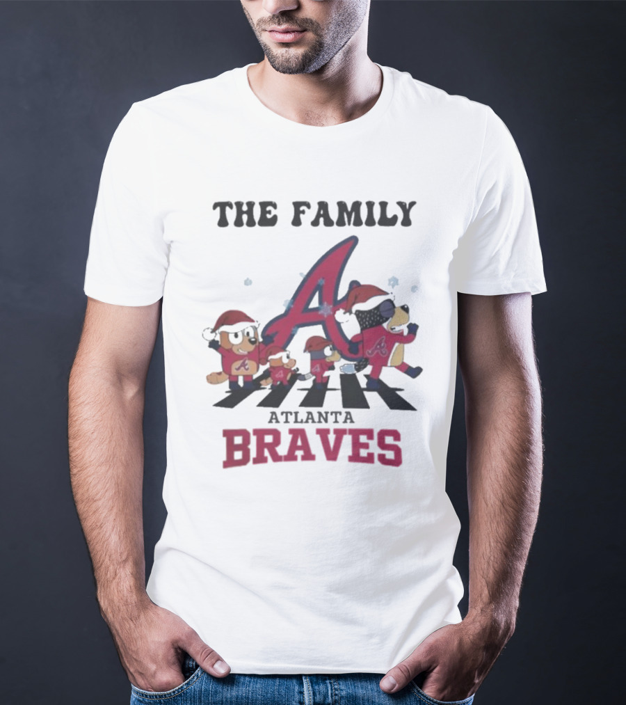 Atlanta Braves The Family Merry Christmas T-Shirt