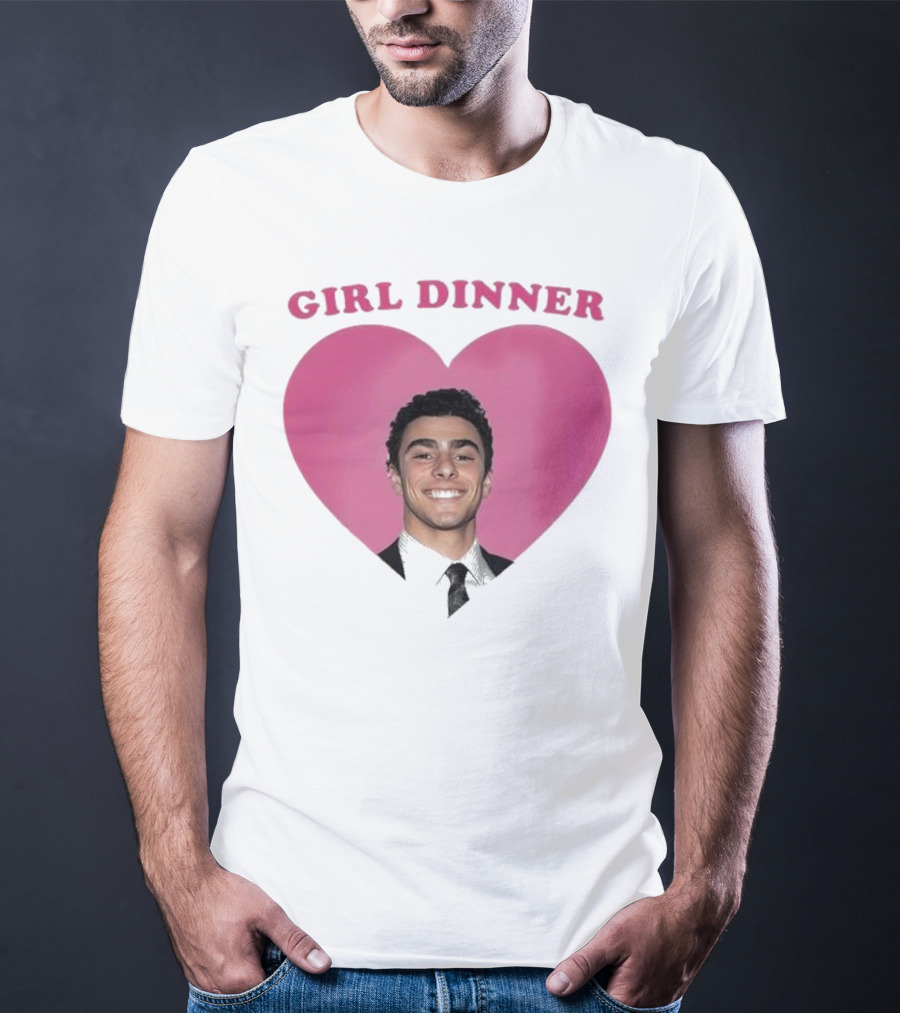 Luigi Mangione Girl Dinner Heart Shape T-Shirt