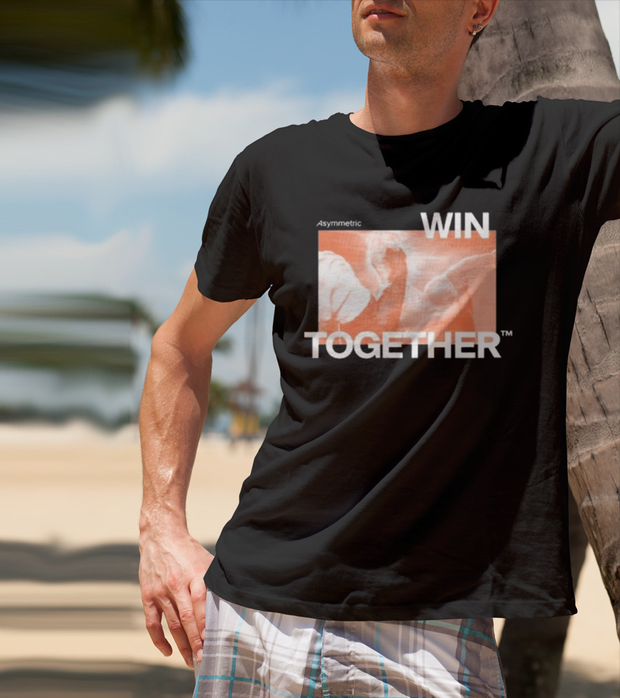 Asymmetric Win Together Iconic Handshake Unity T-Shirt