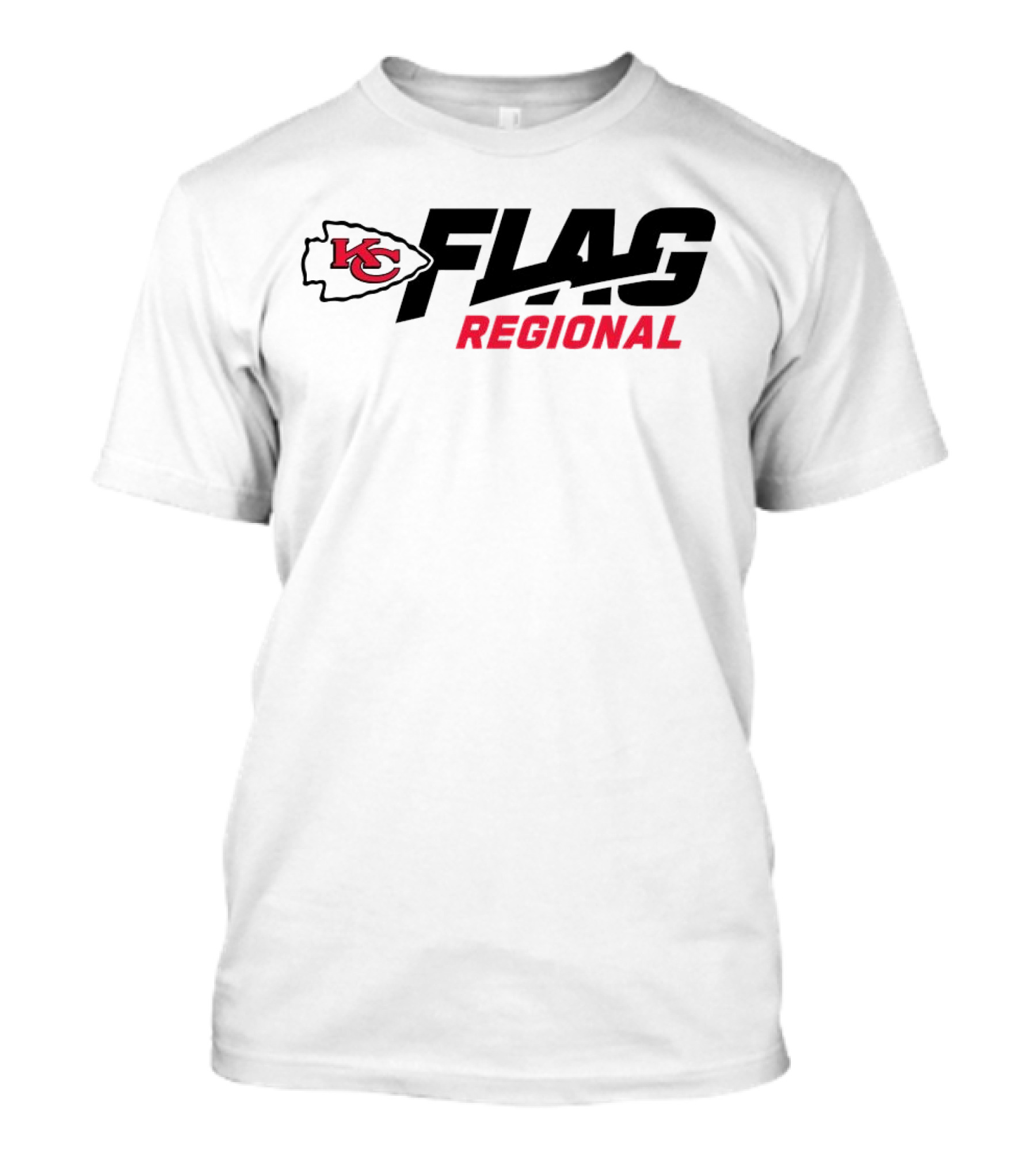 Kansas City Chiefs Flag Regional NFL 2025 Tournaments T-Shirt