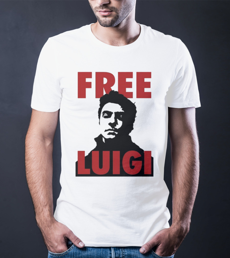 Free Luigi Mangione Bold Statement Iconic T-Shirt