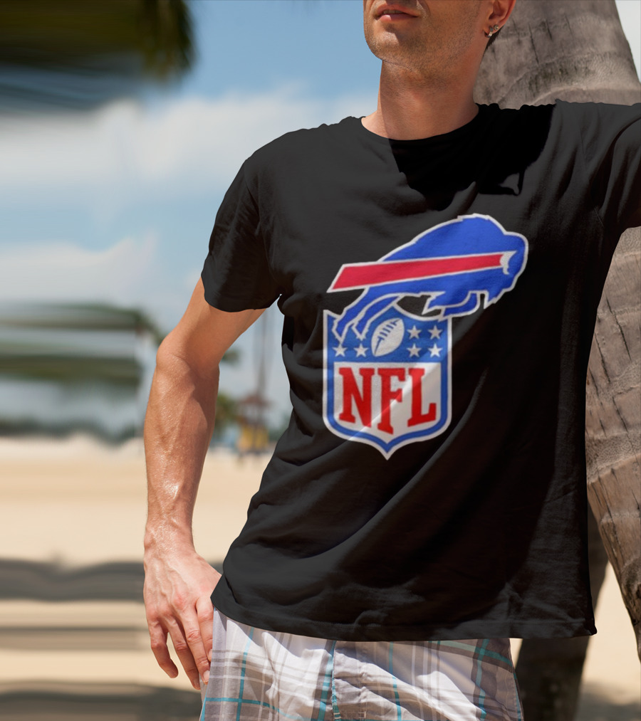 Buffalo Bills NFL Football Fusion Mark T-Shirt